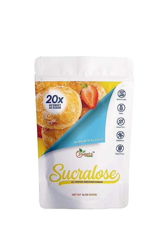 Sucralose  Allulose All Purpose Sweetener  20X Sugar Sweetness; Total Servings 2270 | 1-LB