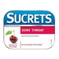 thumbnail image 1 of Sucrets Original Formula Sore Throat Lozenges Wild Cherry 18 Each (Pack of 3), 1 of 5