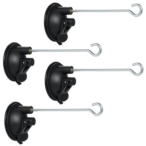 Suction 4 Pack Window Suction Cup Hanger For Bird Feeders And Wind Chimes And Plant Bird Feeder Hook With Strong Suction Cup