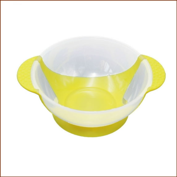 Suction Bowl for Baby and Toddlers, Non-Slip Feeding Bowl with Ergonomic Handles, Heat Resistant Up to 110°, Safe and Convenient for Home Mealtime Use
