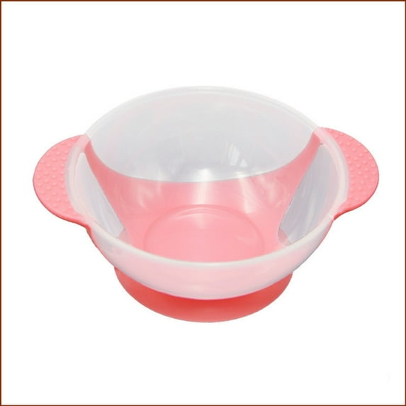 Suction Bowls for ba by ch ildren Slip Feeding Bowls for Home Suction Bowl for Toddlers ba by Feeding Bowl Suction BowlPink baby bowl with suction cup