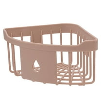 Suction Corner Shower Caddy Wall Mounted Bathroom Organizer Storage Shelf For Shampoo Conditioner Kitchen Shower Rack Space Saving
