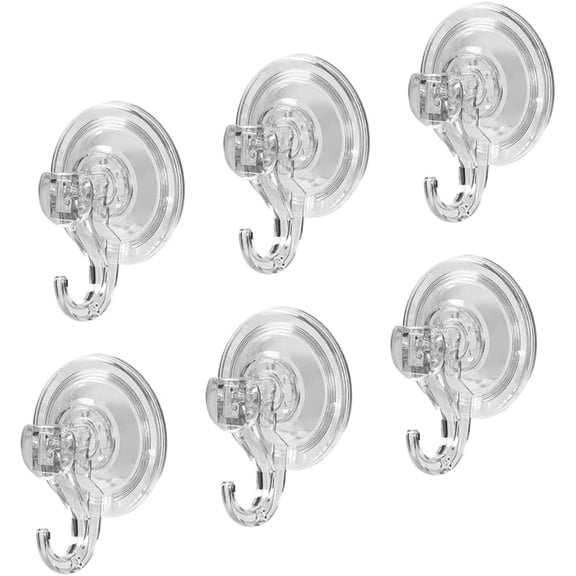 Suction Cup 6pcs Hook Heavy Duty s for Glass Hooks for Windows Heavy Duty Hooks Heavy Duty Wall Hangers Hangers for Windows Window Suction Hooks Suction Cup Hooks