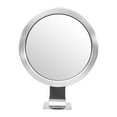 thumbnail image 1 of Suction Cup Anti-fog Vanity Mirror with Hooks No-Punch Bathroom Shower Shaving Makeup Mirror, 1 of 7