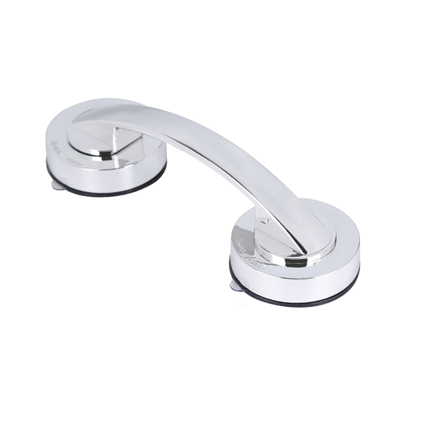 EHERDM 2-Pack Suction Cup Door Handles - Punch-Free, Waterproof Handles For Glass Doors, Windows, Cabinets (Gray)