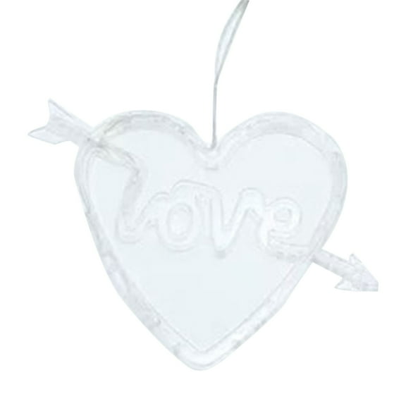 Suction Cup and Battery-Operated Hanging Led Heart-Shaped Window Light for Valentine'S Day,It Can Be Used Indoors Or Outdoors, Making It The Perfect Decorative Window Light for Valentine'S Day