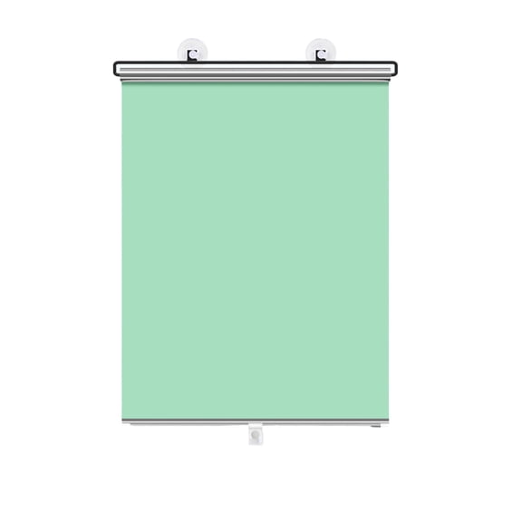 Suction Cup Blackout Roller Shades Blinds for Windows Insulation Blackout Retractable Roller Blind Privacy Screen Temporary Curtains No Drilling for Living Room, Bedroom, Home
