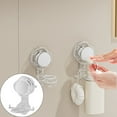 thumbnail image 1 of Suction Cup Bottle Holder, Suction Cup Gel Bottle Holder, Wall Mounted Shampoo Holder, Pump Bottle Holder, Gel Holder, Liquid Soap Dish for Bottle, CL2, 1 of 9
