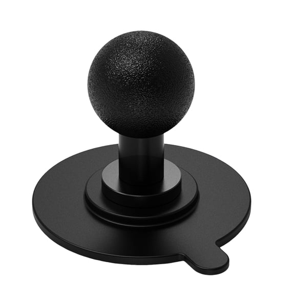 Suction Cup Camera Mount 1inch Ballhead Interfaces 1/4 Screw Aluminum Alloy Base For Multi Surfaces Adhesion