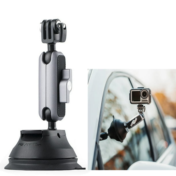 Suction Cup Camera Mount 360° Adjustable 1/4 Standard Adapter For - Main Image