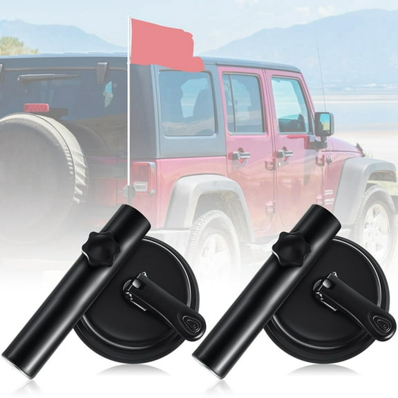 Suction Cup Car Flag Mount Holder for Truck Flag Pole Holder Suction Cup Flag Mount for SUV Truck RV ATV