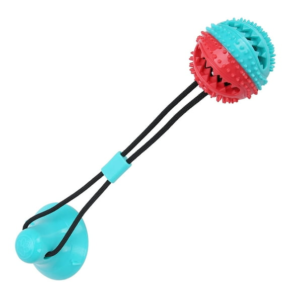 Suction Cup Dog Toy Tug of War,Dog Puzzle Toy Indestructible Puzzle Stimulating Chew Toy Interactive Dog Toys Food Teething Puppy Dispensing Squeaky Ball for Small Medium Dogs