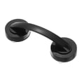 thumbnail image 1 of Suction Cup Door Handle, 1 Pack ABS Shower Door Handle, Adhesive Push Pull Armrest for Bathroom (Black, 194x65mm), 1 of 5