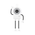 thumbnail image 1 of Suction Cup Fan, USB Rechargeable Mini Fan with Digital Speed Display for Kitchen Bathroom Office, Adjustable Wind Quiet Cooling Small Fan with Flexible Hose, 1 of 6