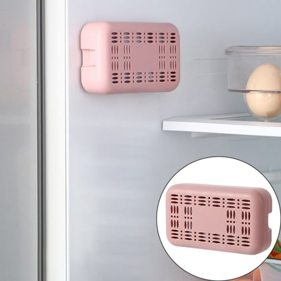 Suction Cup Fridge Activated Box Air Purifier Odor Eliminator Smell Remover Baking & Activated Fragrance &/ Suction Cup Refrigerator Activated Carbon Deodorizing Box A