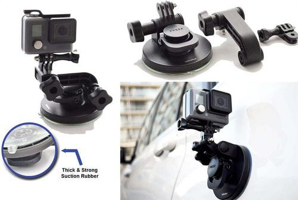 Suction Cup for Gopro Mount Car Windshield Window Vehicle Boat Camera Holder for Gopro Suction Cup Mount Windshield Mount - for GoPro Max 360 Hero 8 Black Hero 7 Hero6 Hero5 Hero4 HD by Su - image 1 of 8