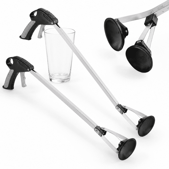 Suction Cup Grabber Reacher 32" (2 Pack) - Grab It Reaching