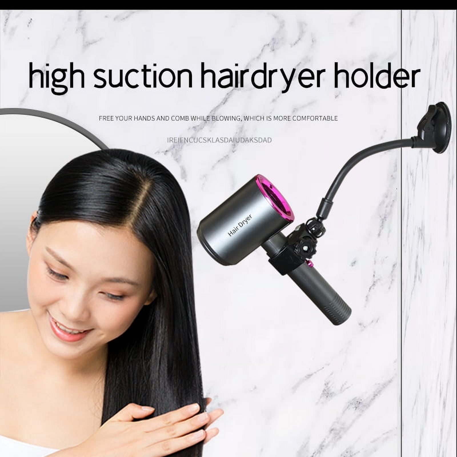 Suction Cup Hair Dryer Wall Mount Bracket Wall Mount Hair Dryer Holder