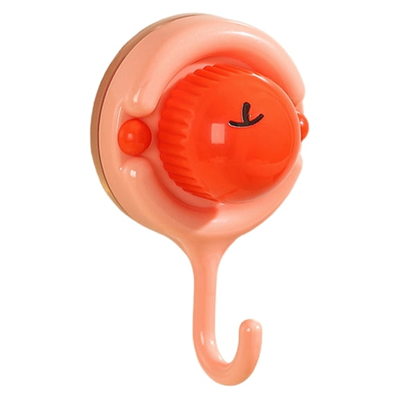 Suction Cup Hook,Decoration Hanger,Vacuum Suction Hook for Kitchen,Removable Wall Hooks for Window Glass Door,No Drilling Wall Hooks with Strong Hold,Shower Hooks for Inside Shower,Red,1PC,3.6"