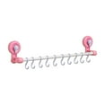 thumbnail image 1 of Suction Cup Hook Rack for Kitchen & Bathroom – Removable Over-the-Door Shower Towel & Clothes Organizer with 10 Movable Hooks, Waterproof Heavy-Duty Design for Home & Bathroom Storage, 1 of 5