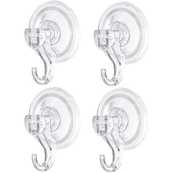 Suction Cup Hook, Reusable 5.5 lbs Heavy Duty Strong Hook, Vacuum Window Glass Kitchen Bathroom Hanging Shower Towel Holiday Wreath Holder