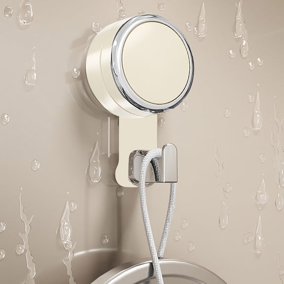 Suction Cup Hook Strong Vacuum Adhesive Wall Hook No Drilling Reusable Hanger Multifunctional Storage Hook for Bathroom Kitchen Towel Coat Key Robe Home Organization