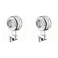 thumbnail image 1 of Suction Cup Hooks,Heavy Duty Suction Cup Hooks,Strong Suction Hanger for Wreath, Shower,Window & Glass Door.Waterproof Outdoor Hooks for Bathroom Wall Hanging,Removable,No Drilling (White 2 PCS), 1 of 5