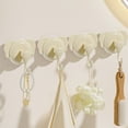 thumbnail image 1 of Suction Cup Hooks Heavy Duty Vacuum Suction Shower Hooks Glass Suction Cup Hooks Bathroom Robe Hooks Reusable, No Hole Punched, for Garland Decoration(4PCS,Yellow), 1 of 6