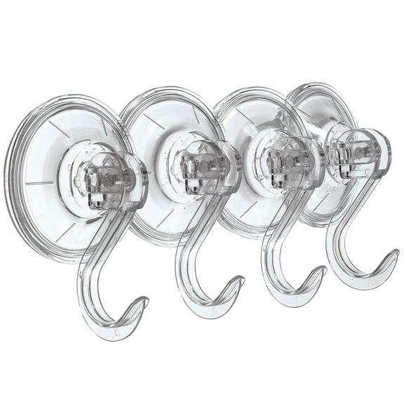 Suction Cup Hooks, Set of 4