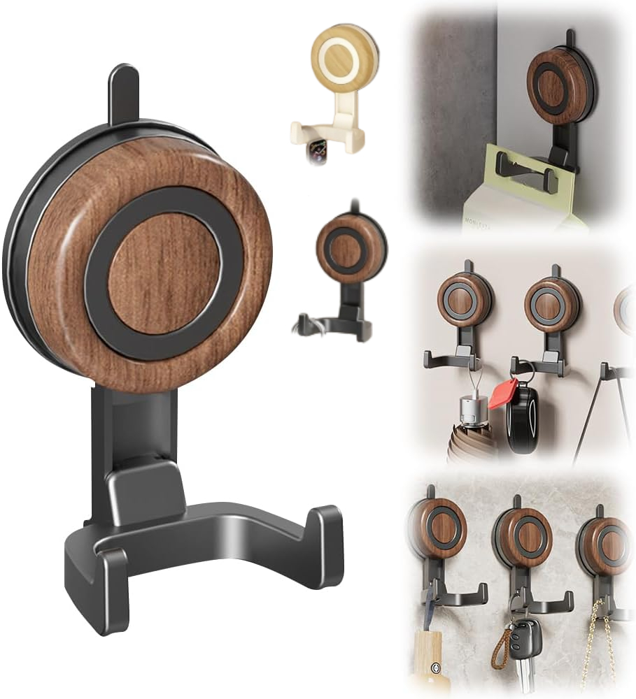 DGYB Suction Cup Hooks For Shower Set Of 2 Towel Hooks For Bathrooms Sus 304 Stainless Steel Matte Black Shower Hooks For Loofah - View #9