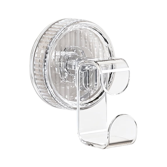 Suction Cup Hooks, Shower Hooks for Inside Bathroom, Removable Towel Sucker Hook for Window, Glass, Mirror, 3.2x2.3 inch Wall Mount Hook for Hanging, Waterproof & Rustproof,Clear