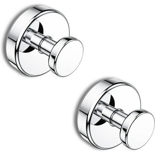 Chrome Bathroom Suction Hooks