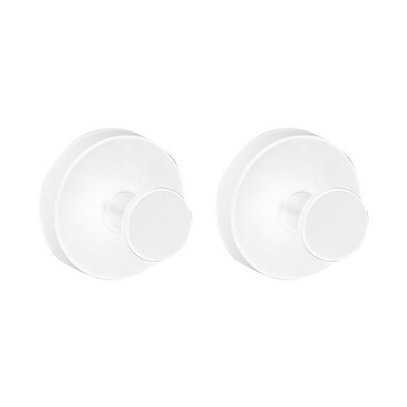 Suction Cup Hooks For Shower, Removable Towel Hooks For Bathroom Window Glass Door Wall, Bath Robe Loofah Hook For Hanging, Superior Vacuum Suction Technology With Easy Lock