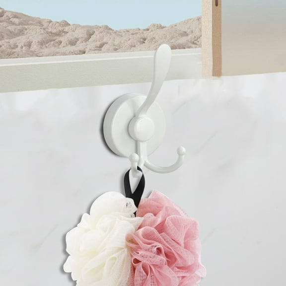 Suction Cup Hooks For Shower, Shower Hooks For Inside,Shower Heavy Duty Shower Hooks For Inside Shower, Towel Hooks For Bathrooms,No Drill Towel Hooks For Bathroom Wall, Kitchen, Glass