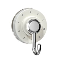 Suction Cup Hooks for Shower Waterproof Hooks for Hanging Heavy Duty Wall Hooks Towel Hooks for Bathrooms Non Perforated Rotating Suction Cup Hook for Shower Caddy,Robe & Towel