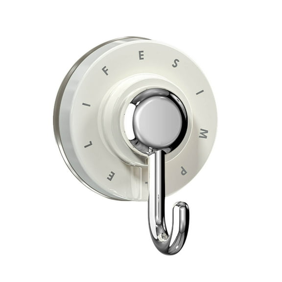 Suction Cup Hooks for Shower Waterproof Hooks for Hanging Heavy Duty Wall Hooks Towel Hooks for Bathrooms Non Perforated Rotating Suction Cup Hook for Shower Caddy,Robe & Towel