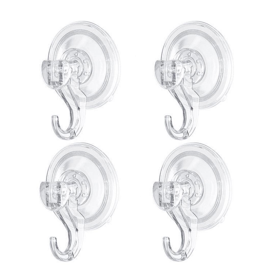 Suction Cup Hooks, Small Clear Heavy Duty Vacuum Suction Cups with
