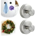 thumbnail image 1 of Suction Cup Hooks for Wreaths on Glass, 2025 New No Drill Suction Cup Hooks for Shower, Wreath Hanger for Front Door, Metal Towel Hooks for Window Bathroom Mirrors, 1 of 6