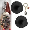thumbnail image 2 of 2pcs Suction Cup Hooks, Walnut Wreath Front Door 2 of 9
