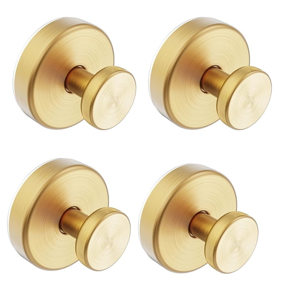 Suction Cup Hooks for Shower, Removable Towel Hooks for Bathroom Window Glass Door Wall, Bath Robe Looafh Hook for Hanging - 4 Pack, Chrome