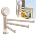 thumbnail image 1 of Suction Cup Kitchen Rag Holder Window Sill Multi Rod 180° Rotatable Drainer Storage Rack Wall Mounted Towel Rack,Storage Rack, 1 of 9