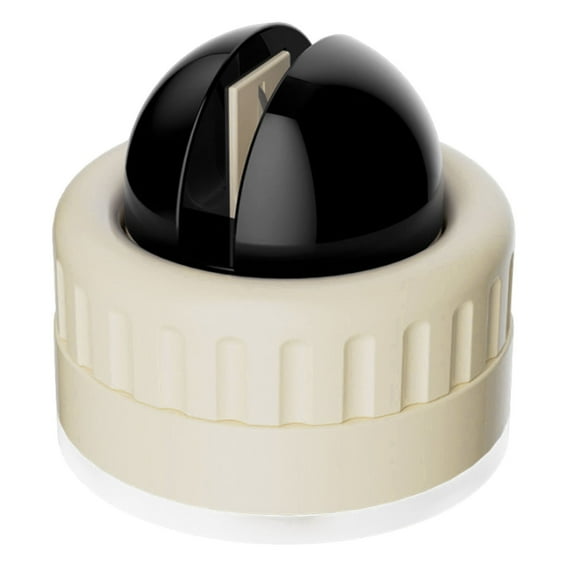 Suction Cup Knife Sharpener, 4-Stage Professional Blade Honer for Kitchen Knives Scissors, Non-Slip Base with Coarse/Medium/Fine Wheels, Compact Household Tool, Right/Left Hand Use