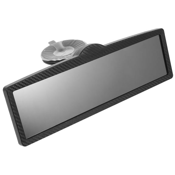 NIAIZEK Black Carbon Fiber Rearview Mirror Replacement with Wide Angle for Car Safety and Enhanced Visibility Accessories
