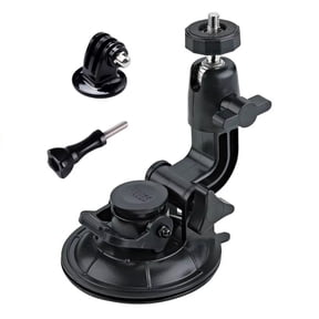 Suction Cup Mount for GoPro Hero 13 12 11 10 9 8 7 6 5 4, DJI OSMO 5 4 3, Insta360 X4 X3 - 9cm Heavy Duty Car Windshield Camera Holder for Action Cameras, Dash Cam, Vehicle, Boat