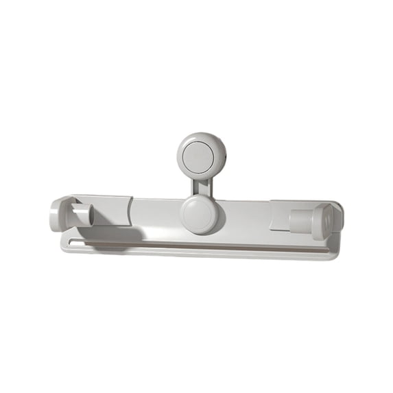 Suction Cup Paper Towel Holder, No Drill Wall Mount Paper Towel Holder for Kitchen, Space Saving Organizer Rack for Paper Towels, Cling Film and Dishcloths