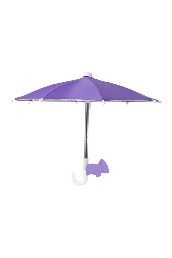 Suction Cup Phone Sun Shade, UV Protection and Anti Glare Umbrella, Adjustable Angle Smartphone Accessory for Outdoor Selfie Video Call and Live Streaming Gift
