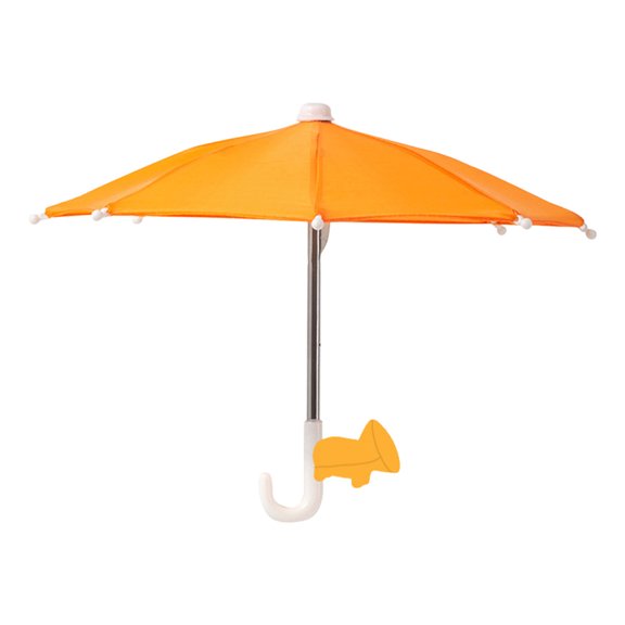 Suction Cup Phone Sun Shade, UV Protection and Anti Glare Umbrella, Adjustable Angle Smartphone Accessory for Outdoor Selfie Video Call and Live Streaming Gift