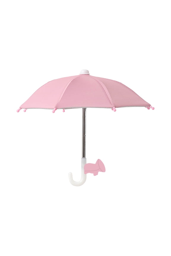 Suction Cup Phone Sun Shade, UV Protection and Anti Glare Umbrella, Adjustable Angle Smartphone Accessory for Outdoor Selfie Video Call and Live Streaming Gift