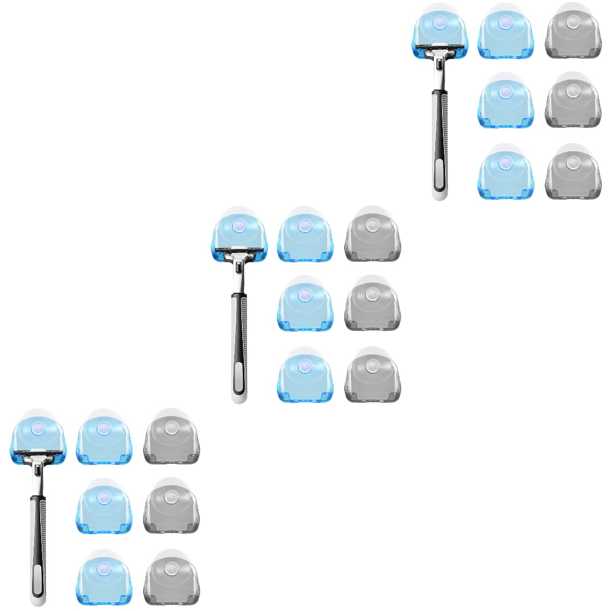 Suction Cup Razor Holder Shaver for Shower Holders 18 Pcs Vacuum Wall