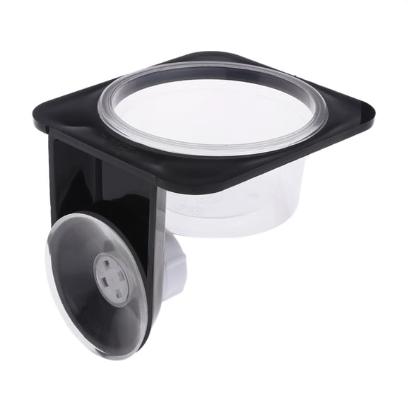 Suction Cup Reptiles Feeder Bowl Anti-Escape Food Bowl Drinker Bowl for Tortoise Snakes Iguana